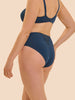 Culotte taille haute - Bleu pétrole