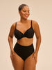 Soutien-gorge emboitant multi-positions sans couture - Noir