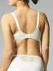 Soutien-gorge triangle emboitant décolleté plongeant - Blanc