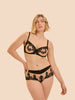 Soutien-gorge corbeille - Noir Tatoo