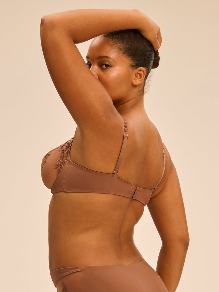 Soutien-gorge corbeille - Brun Tender