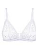 Soutien-gorge triangle emboitant décolleté plongeant - Blanc