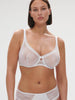 Soutien-gorge avec armature décolleté plongeant - Blanc