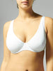 Soutien-gorge avec armatures décolleté plongeant - Blanc