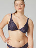 Soutien-gorge triangle avec armatures - Bleu Nuit