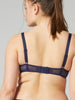 Soutien-gorge triangle avec armatures - Bleu Nuit