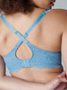 Soutien-gorge emboitant pour poitrine généreuse - Bleu Himalaya