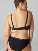 Soutien-gorge push-up triangle - Noir