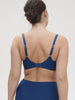 Soutien-gorge avec armatures décolleté - Bleu Poséidon