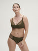 Soutien-gorge sans-armatures structuré - Vert Aventure