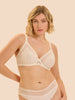 Soutien-gorge avec armatures décolleté - Naturel
