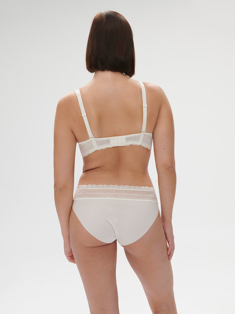 Soutien-gorge avec armatures décolleté - Naturel