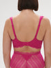 Soutien-gorge spacer décolleté plongeant - Rose Hibiscus