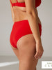 Culotte de bain taille haute - Cherry