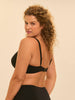 Haut de maillot de bain triangle avec armatures cachées - Noir