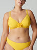 Haut de maillot de bain triangle avec armatures cachées - Jaune Mimosa