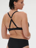 Haut de maillot de bain triangle avec armatures - Noir