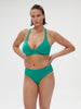 Haut de maillot de bain triangle avec armatures - Vert Waterfall