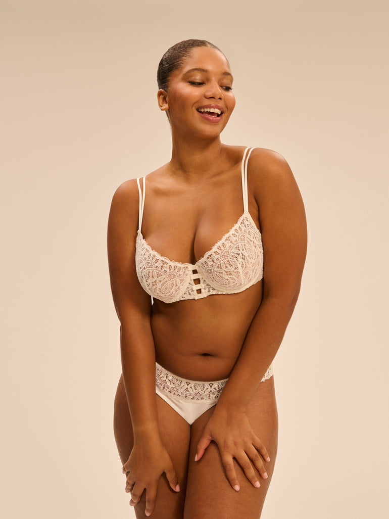 Soutien-gorge corbeille - Naturel