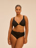 Soutien-gorge triangle avec armatures - Noir