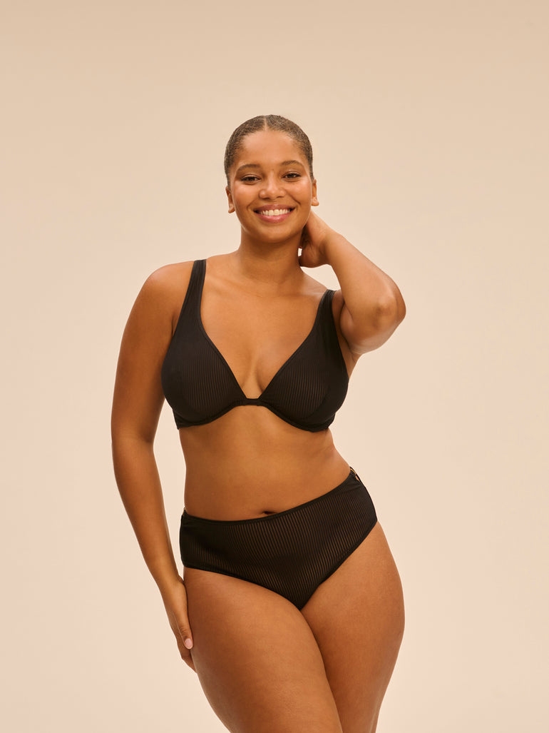 Culotte de bain taille haute - Midnight- Simone Pérèle ance Culotte de bain taille haute - Midnight- Simone Pérèle ance