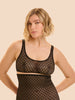 Soutien-gorge triangle sans-armatures - Noir