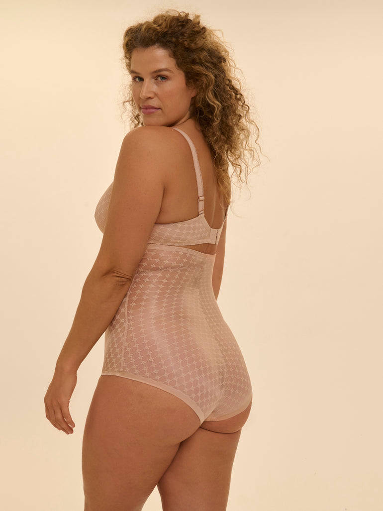 Culotte haute gainante - Peau Rosée