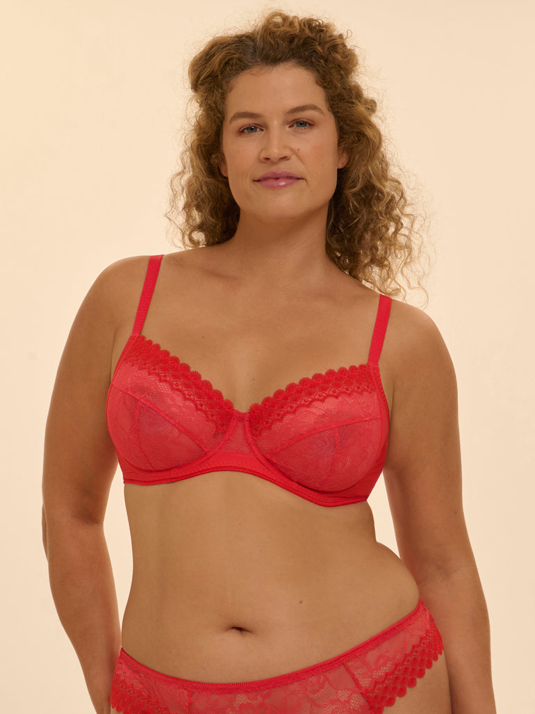 Soutien-gorge avec armature emboitant - Flamingo