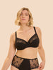 Soutien-gorge avec armature emboitant - Noir