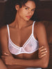 Soutien-gorge avec armatures moulé décolleté plongeant - Blanc