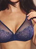 Soutien-gorge avec armature décolleté plongeant - Bleu Rainbow