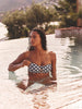 Haut de maillot de bain bandeau mousse avec armatures - Imprimé sailling