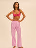 Pantalon - Rayures Roses