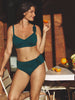Haut de maillot de bain avec armatures - Emeraude