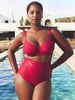Haut de maillot de bain avec armatures - Lipstick