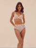 Soutien-gorge avec armature décolleté plongeant - Rose sakura